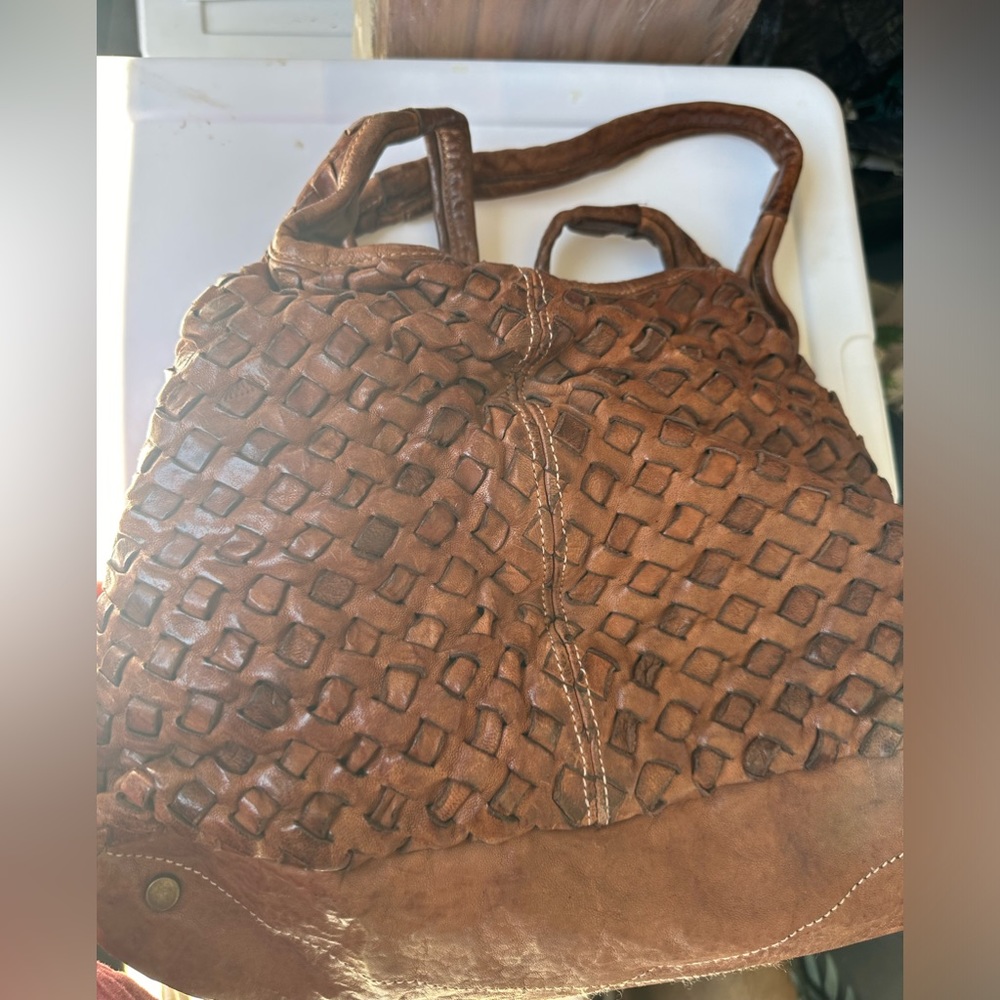 Langelotti genuine leather purse EUC